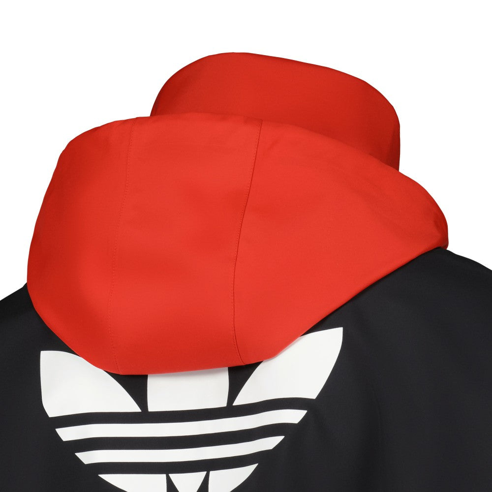 Manchester United Originals Hoodie Full-Zip Bench Jacket - Red/Black | Adidas outlet