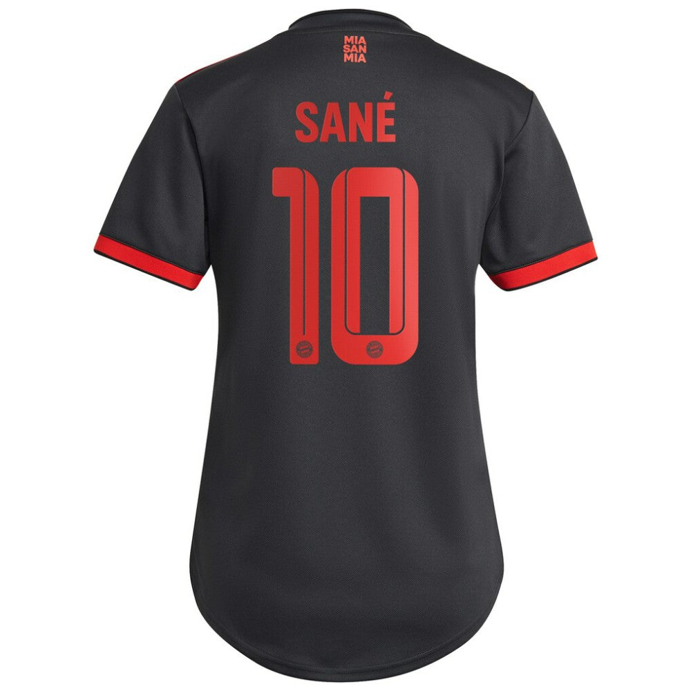 Leroy Sané Bayern Munich Women's 2022/23 Third Replica Player Jersey - Charcoal | Adidas discount