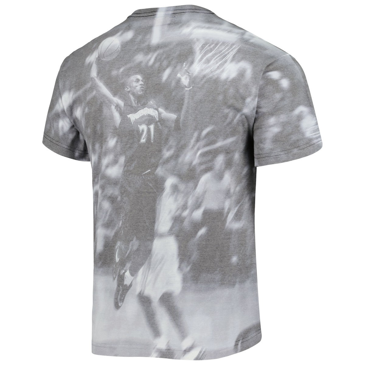 Kevin Garnett Minnesota Timberwolves Above The Rim T-Shirt - Heather Gray | Mitchell & Ness for sale