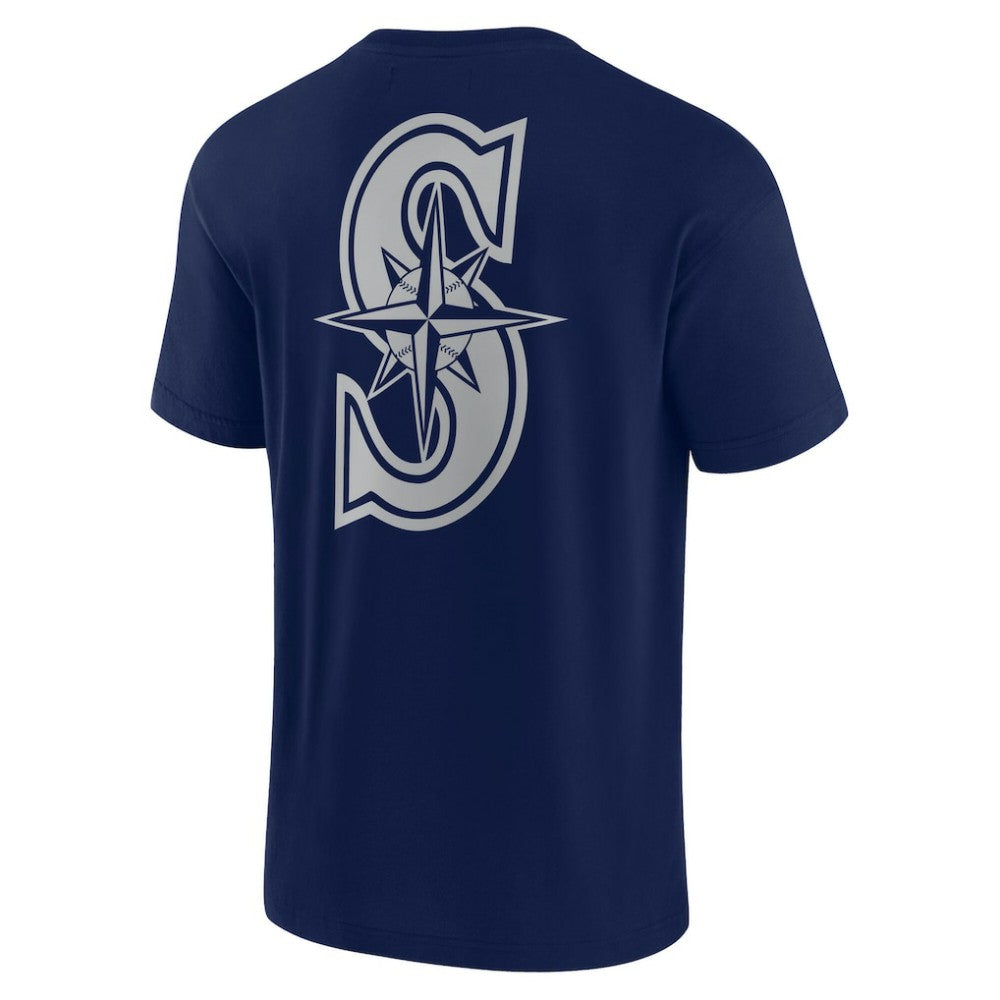 Seattle Mariners Unisex Elements Super Soft Short Sleeve T-Shirt - Navy
