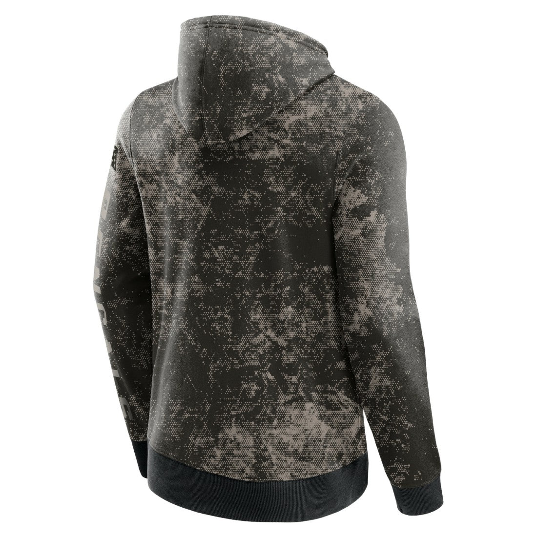 Tampa Bay Buccaneers Blackout Tonal Pullover Hoodie - Black/Gray for sale
