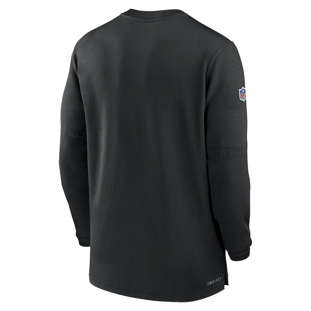 Arizona Cardinals 2023 Sideline Performance Long Sleeve Tri-Blend Quarter-Zip Top - Black | Nike outlet
