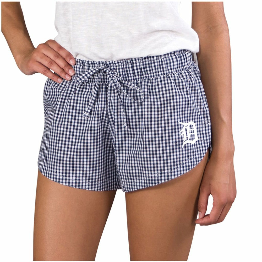 Detroit Tigers Concepts Sport Women's Tradition Woven Shorts - Navy