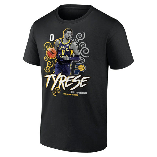 Tyrese Haliburton Indiana Pacers Competitor T-Shirt - Black cheap