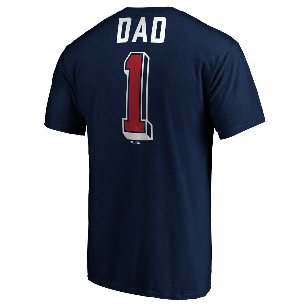 Minnesota Twins Number One Dad T-Shirt - Navy