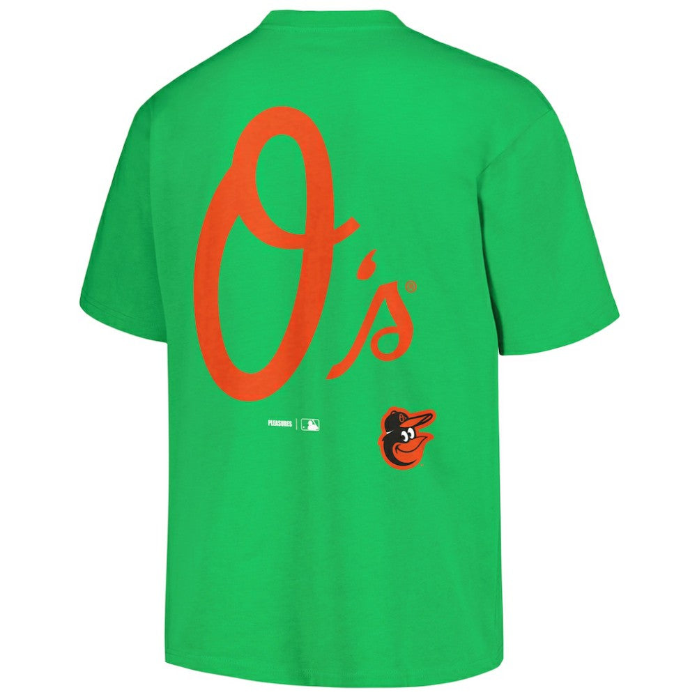 Baltimore Orioles PLEASURES Ballpark T-Shirt - Green