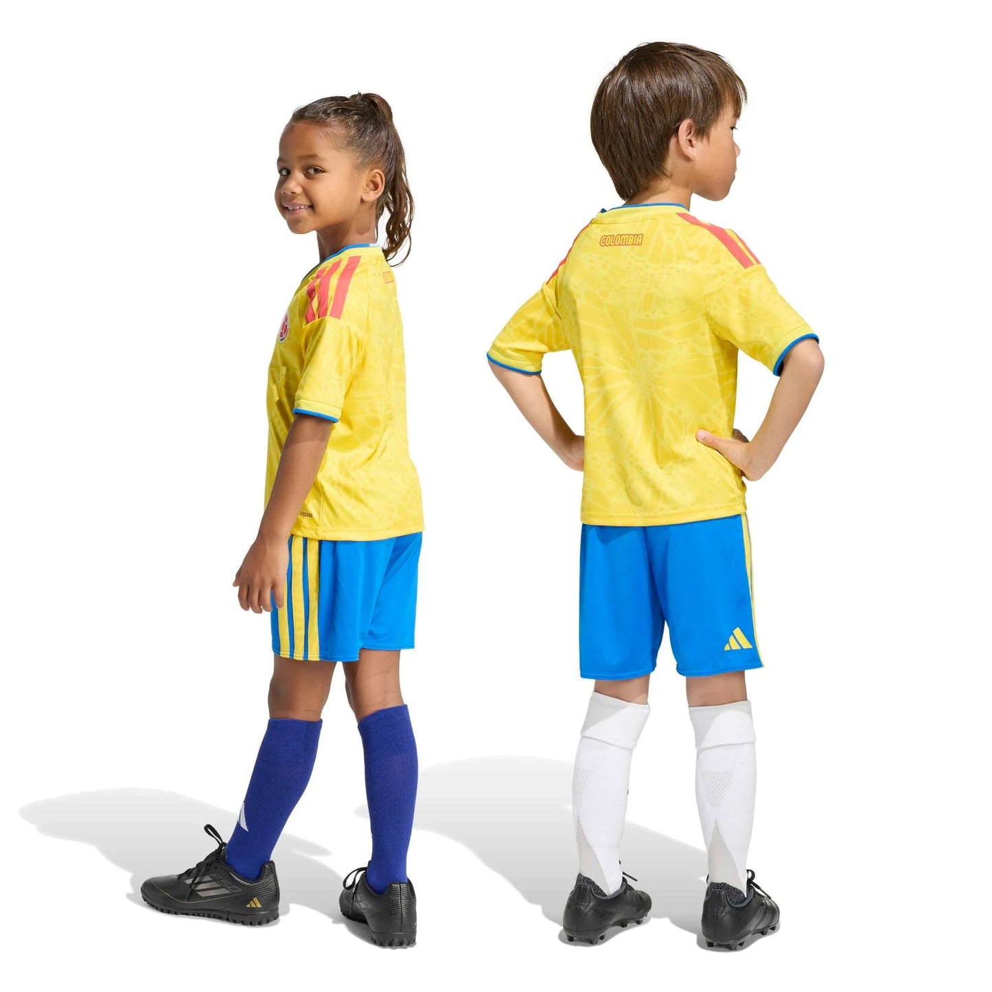 2026 Colombia Kid's Home Mini Kit Impact Yellow / Glory Blue