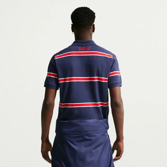 2026-27 USMNT Men's The Polo 2.0 Midnight Navy/Sail/University Red