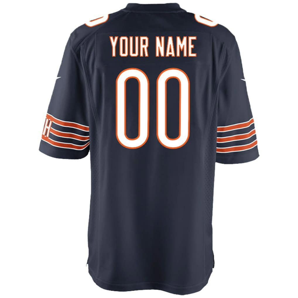 Chicago Bears Youth Custom Game Jersey - Navy | Nike cheap