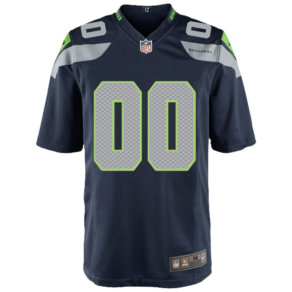 Seattle Seahawks Youth Custom Game Jersey - College Navy | Nike sale
