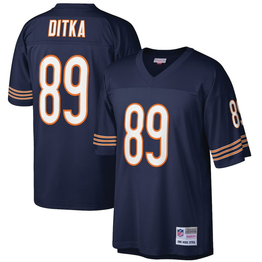 Mike Ditka Chicago Bears Retired Player Legacy Replica Jersey - Navy discount