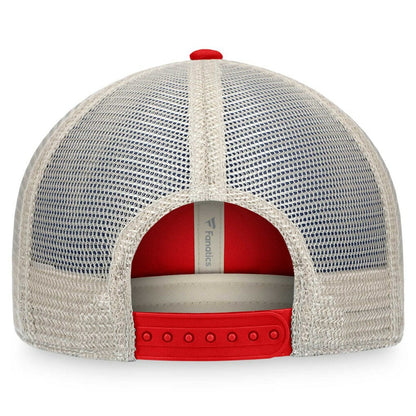 Tampa Bay Buccaneers Heritage Patch Trucker Adjustable Hat - Red/Natural sale