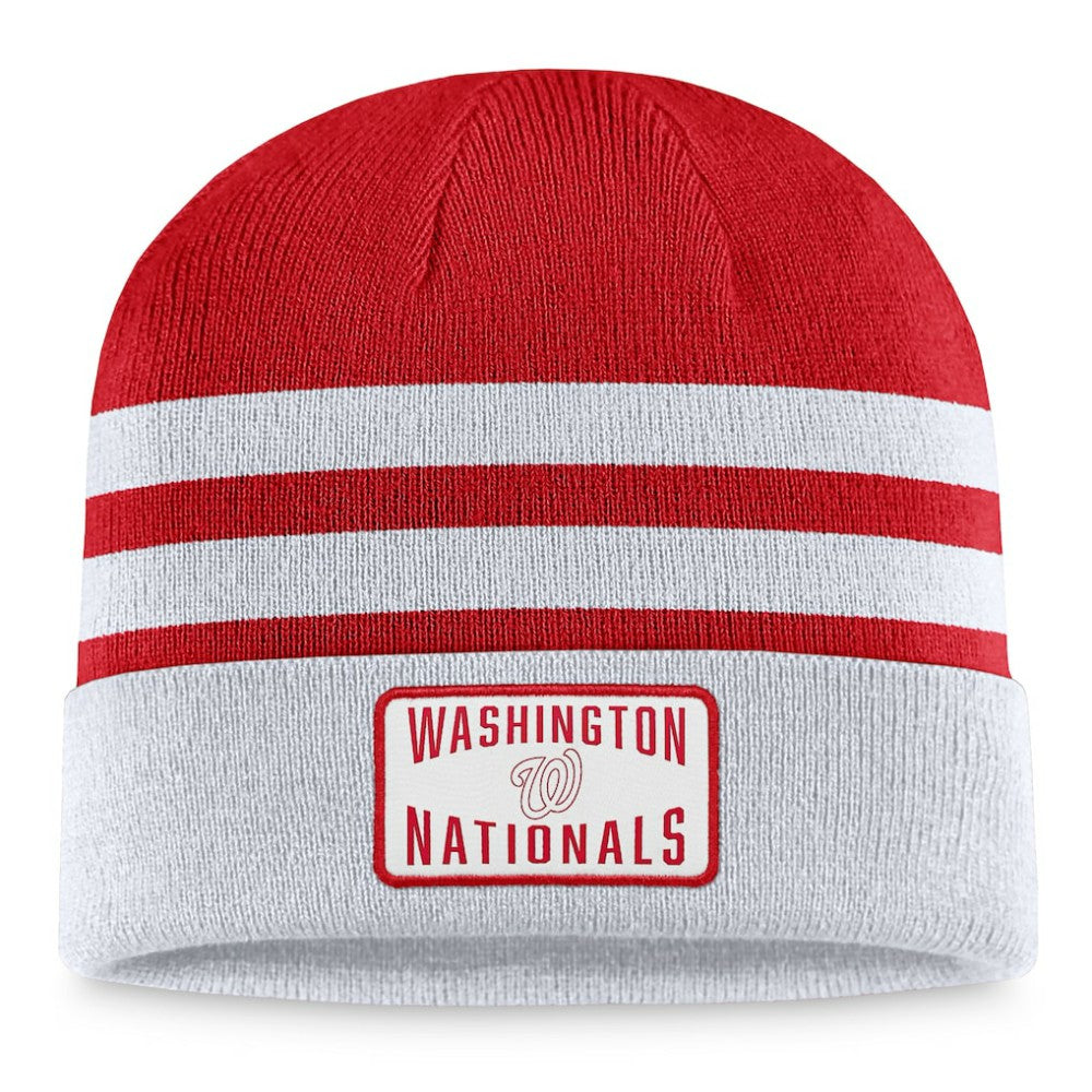 Washington Nationals Cuffed Knit Hat - Gray