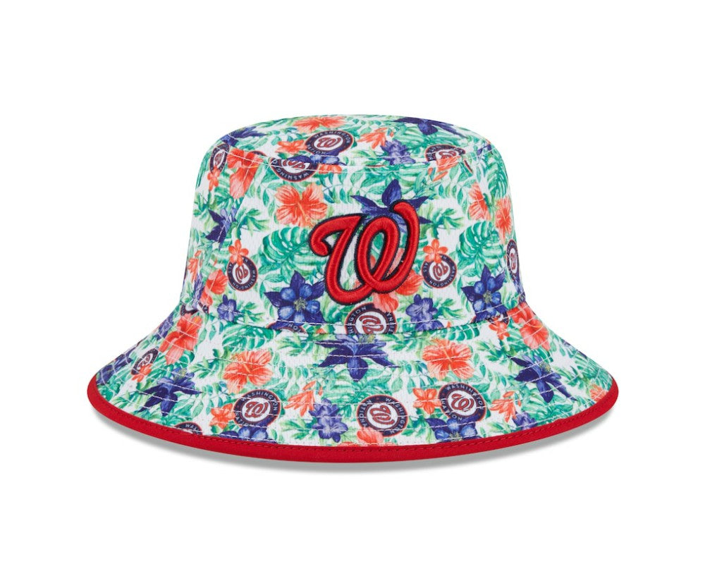 Washington Nationals Tropic Floral Bucket Hat | New Era