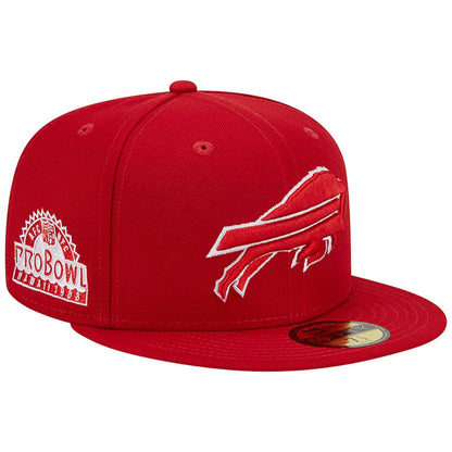 Buffalo Bills New Era 1998 Hawaii Pro Bowl Main Patch 59FIFTY Fitted Hat - Scarlet cheap