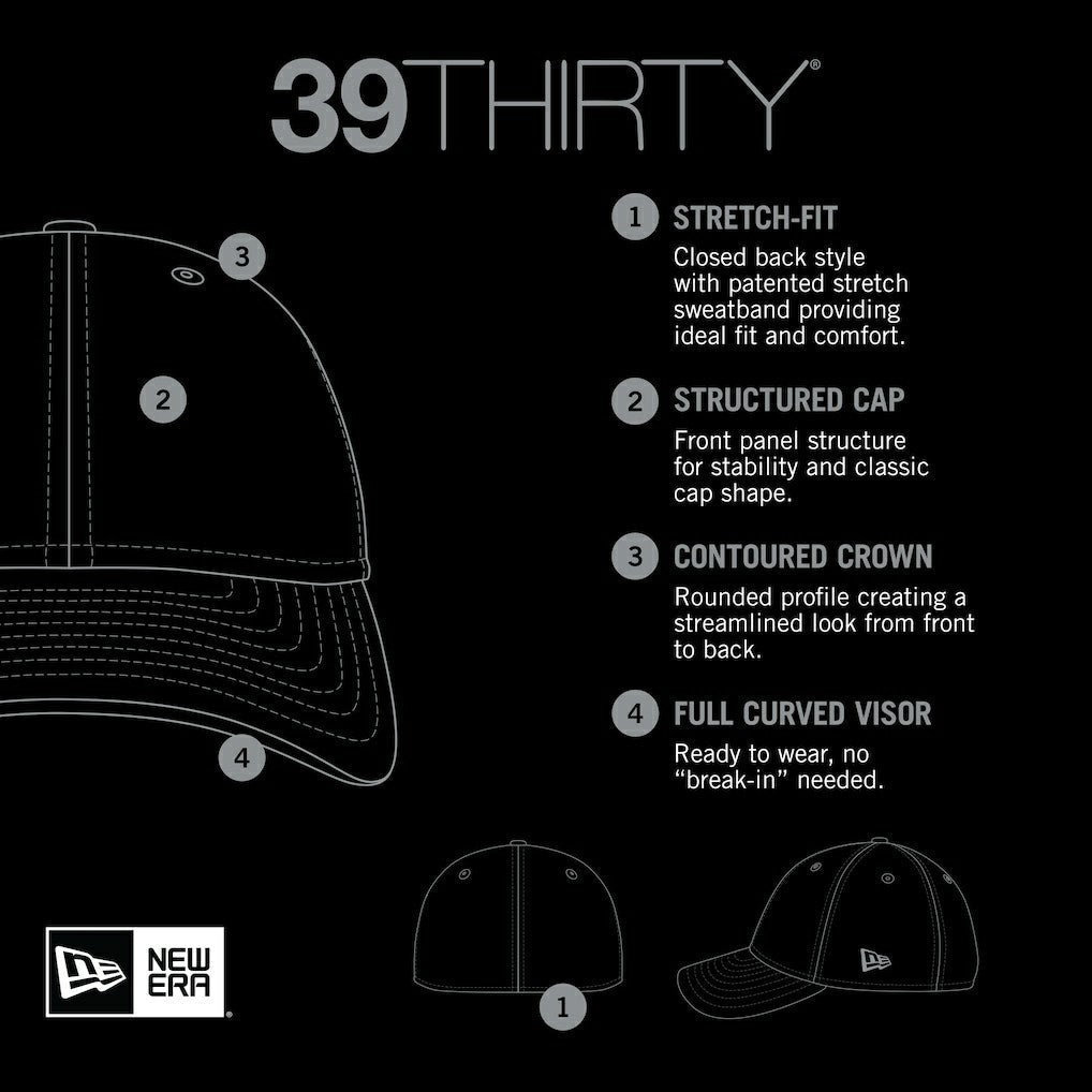 Pittsburgh Steelers New Era Main 39THIRTY Flex Hat - Black cheap