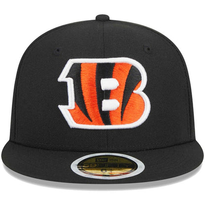 Cincinnati Bengals New Era Youth Main 59FIFTY Fitted Hat - Black on sale