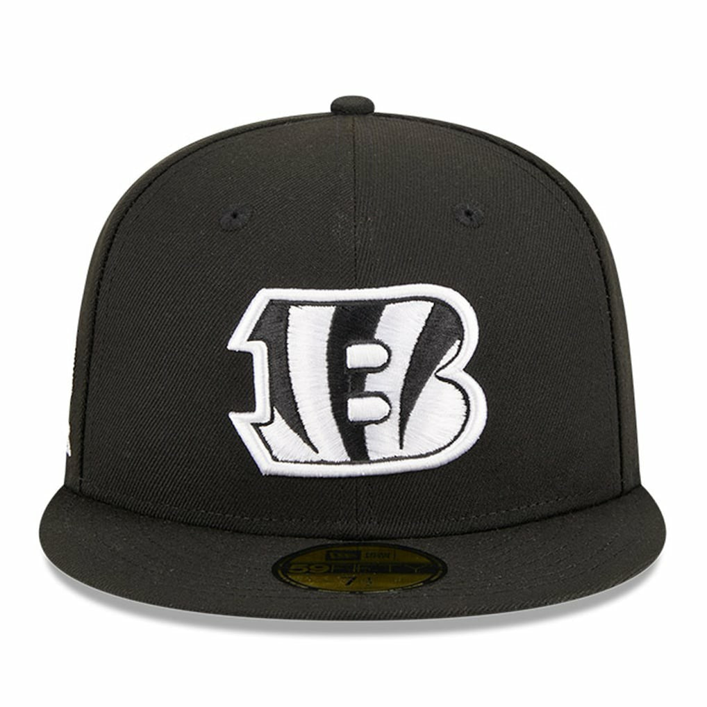 Cincinnati Bengals New Era Main Patch 59FIFTY Fitted Hat - Black cheap