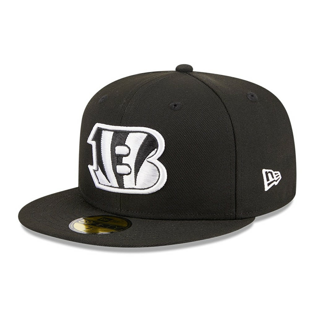 Cincinnati Bengals New Era Main Patch 59FIFTY Fitted Hat - Black cheap