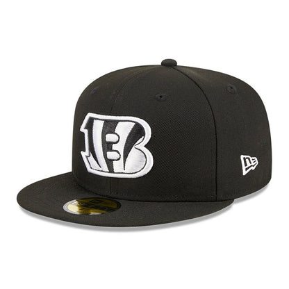 Cincinnati Bengals New Era Main Patch 59FIFTY Fitted Hat - Black cheap