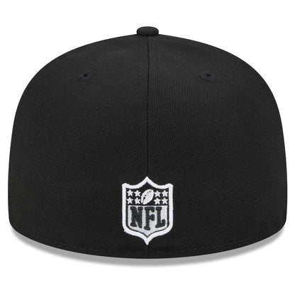 Miami Dolphins New Era Main Patch 59FIFTY Fitted Hat - Black for sale
