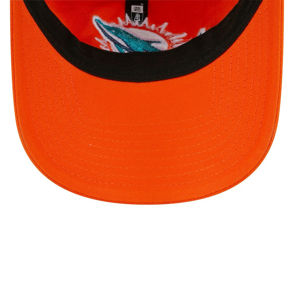 Miami Dolphins New Era Women's Main Core Classic 2.0 9TWENTY Adjustable Hat - Orange on sale