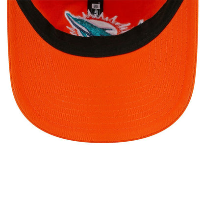 Miami Dolphins New Era Women's Main Core Classic 2.0 9TWENTY Adjustable Hat - Orange on sale