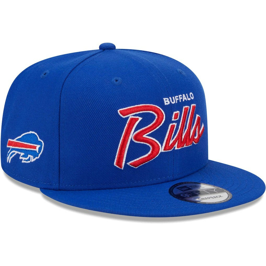 Buffalo Bills New Era Main Script 9FIFTY Snapback Hat - Royal for sale