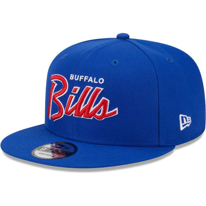 Buffalo Bills New Era Main Script 9FIFTY Snapback Hat - Royal for sale