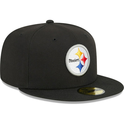 Pittsburgh Steelers New Era Main 59FIFTY Fitted Hat - Black outlet
