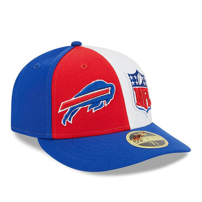 Buffalo Bills New Era 2023 Sideline Low Profile 59FIFTY Fitted Hat - Red/Royal discount