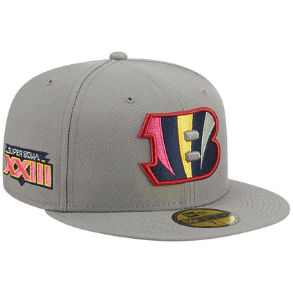 Cincinnati Bengals New Era Color Pack 59FIFTY Fitted Hat - Gray on sale