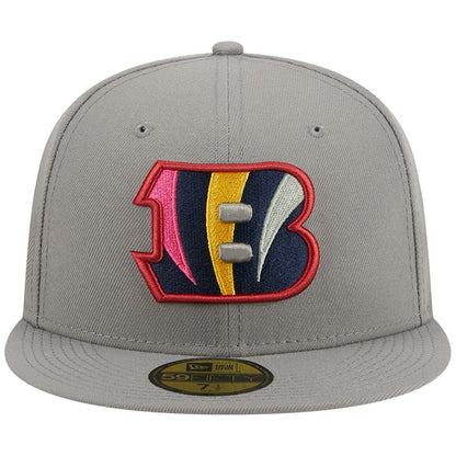 Cincinnati Bengals New Era Color Pack 59FIFTY Fitted Hat - Gray on sale
