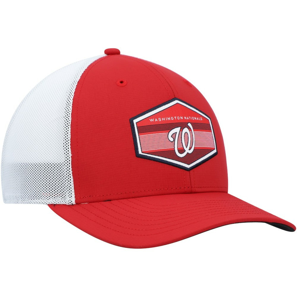 Washington Nationals Burgess Trucker Snapback Hat - Red/White | 47 brand