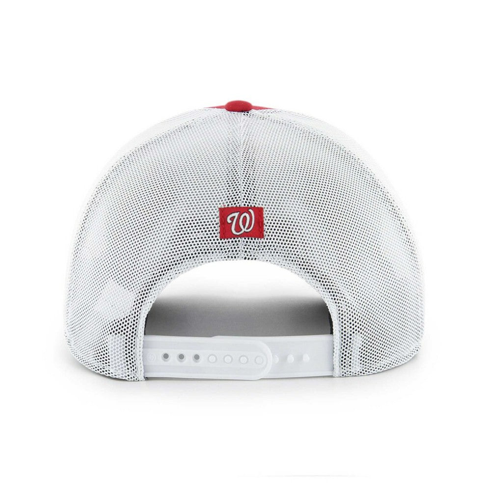 Washington Nationals Burgess Trucker Snapback Hat - Red/White | 47 brand