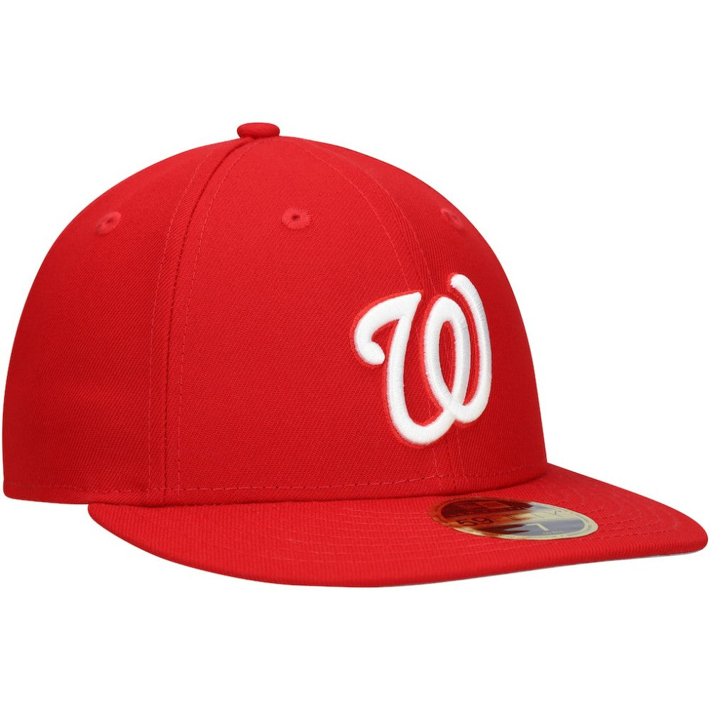 Washington Nationals Low Profile 59FIFTY Fitted Hat - Scarlet | New Era
