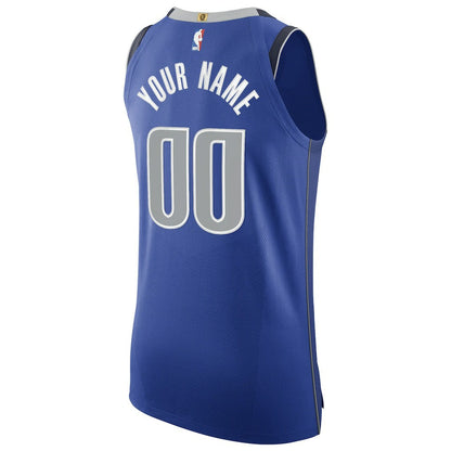 Dallas Mavericks 2020/21 Authentic Custom Jersey Royal sale - Icon Edition | Nike outlet