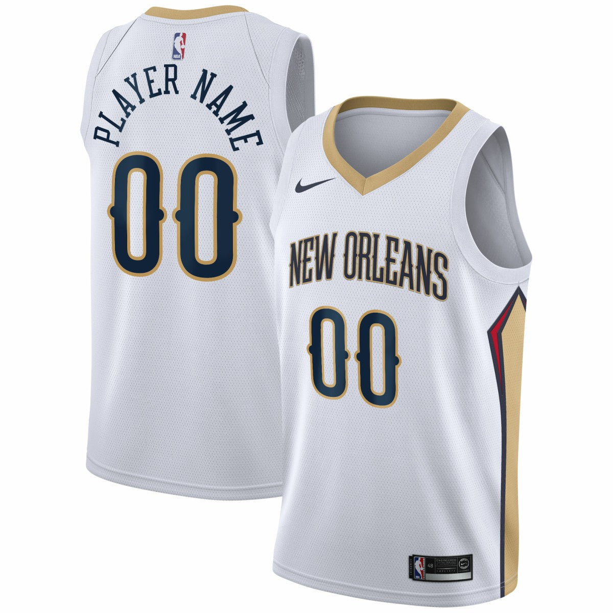 New Orleans Pelicans 2020/21 Swingman Custom Jersey - Association Edition - White | Nike discount