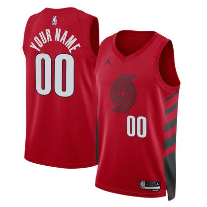 Portland Trail Blazers Jordan Brand Unisex 2022/23 Swingman Custom Jersey - Statement Edition - Red discount