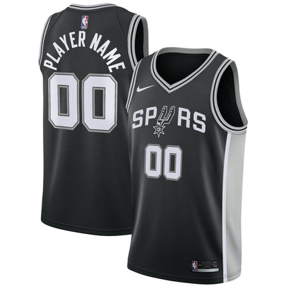 San Antonio Spurs Swingman Custom Jersey Black - Icon Edition | Nike on sale