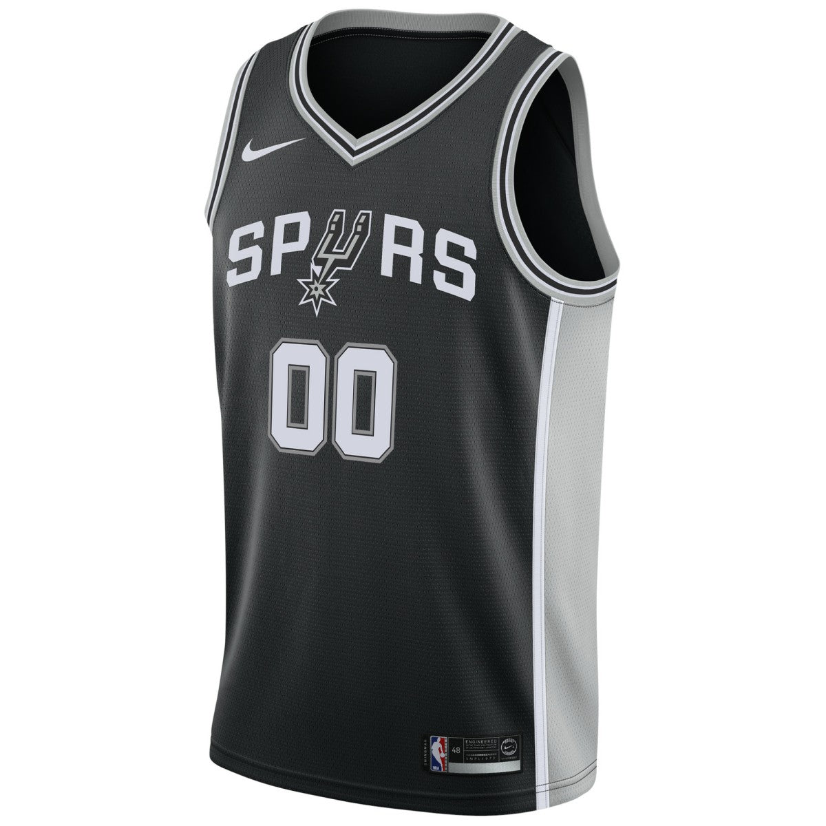 San Antonio Spurs Swingman Custom Jersey Black - Icon Edition | Nike on sale
