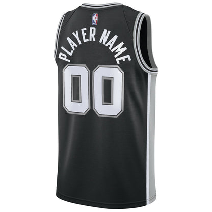 San Antonio Spurs Swingman Custom Jersey Black - Icon Edition | Nike on sale