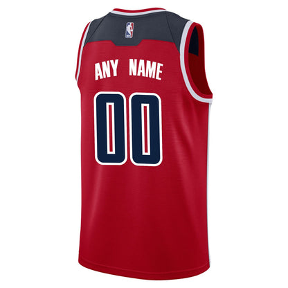Washington Wizards Swingman Custom Jersey Red - Icon Edition | Nike sale