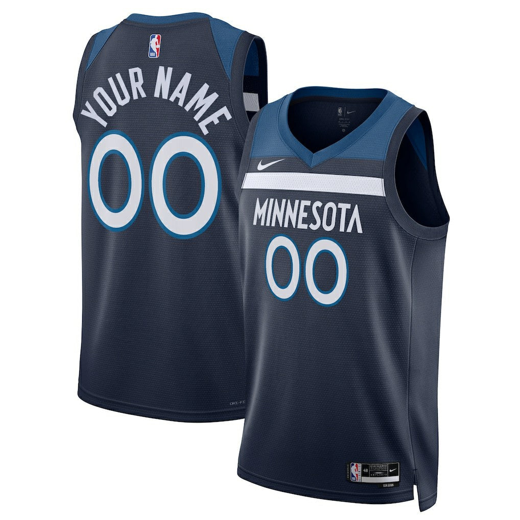 Minnesota Timberwolves Unisex Swingman Custom Jersey Navy - Icon Edition | Nike online