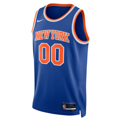 New York Knicks Unisex Swingman Custom Jersey Blue - Icon Edition | Nike outlet
