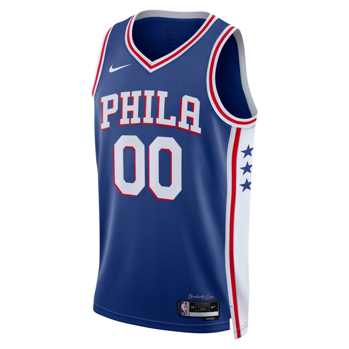 Philadelphia 76ers Unisex 2022/23 Swingman Custom Jersey Royal - Icon Edition | Nike online