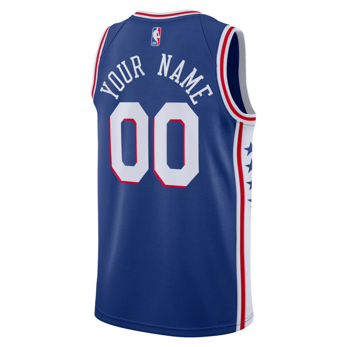 Philadelphia 76ers Unisex 2022/23 Swingman Custom Jersey Royal - Icon Edition | Nike online