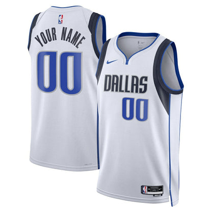 Dallas Mavericks Unisex Swingman Custom Jersey White sale - Association Edition | Nike shop