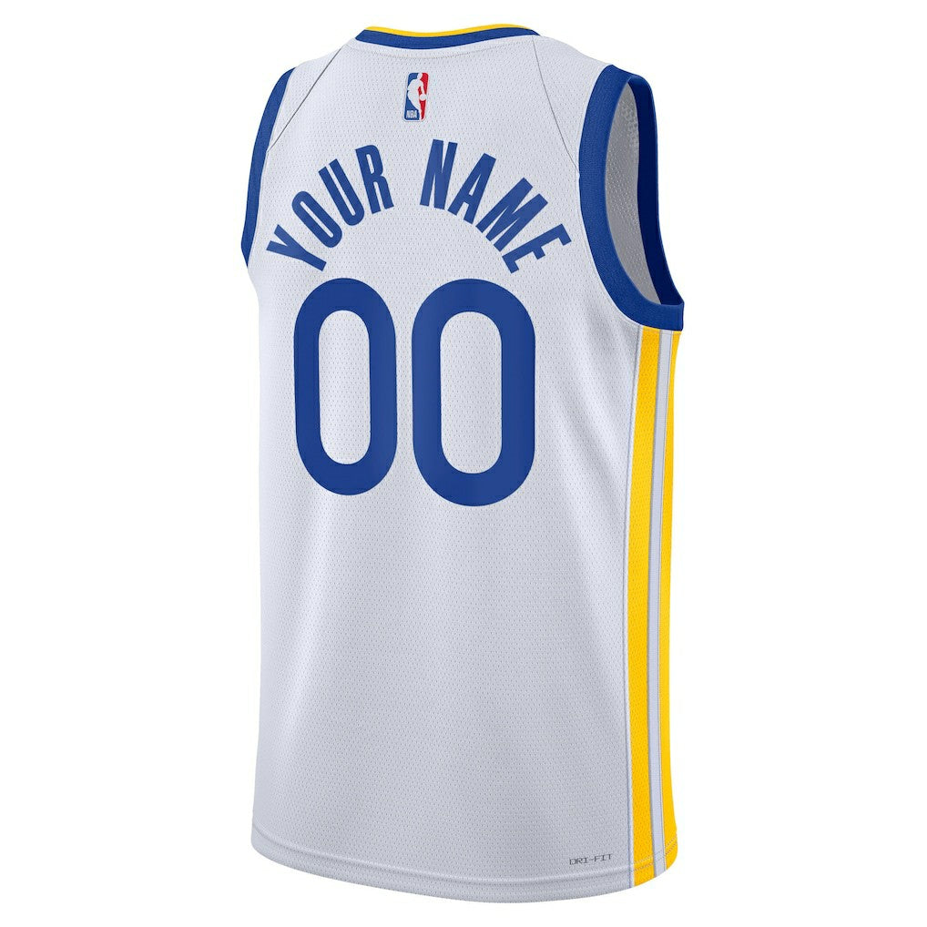 Golden State Warriors Unisex Swingman Custom Jersey White sale - Association Edition | Nike shop