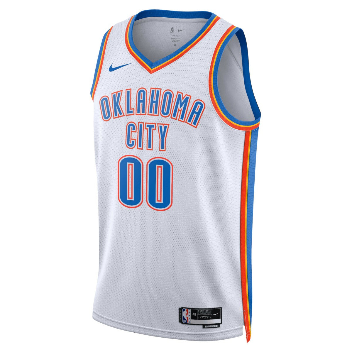Oklahoma City Thunder Unisex Swingman Custom Jersey White - Association Edition | Nike on sale